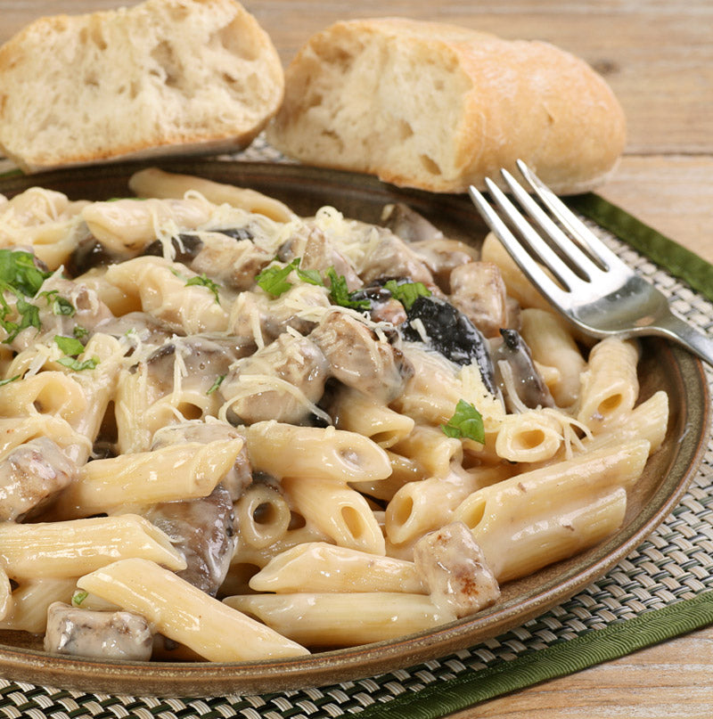 Creamy Chicken & Mushroom Pasta