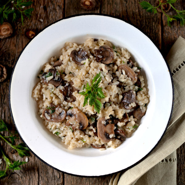 Simple Mushroom Risotto